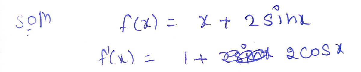 Calculus homework question answer, step 1, image 1