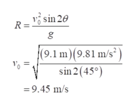 Answered: A long jumper leaves the ground at 45 ∘… | bartleby