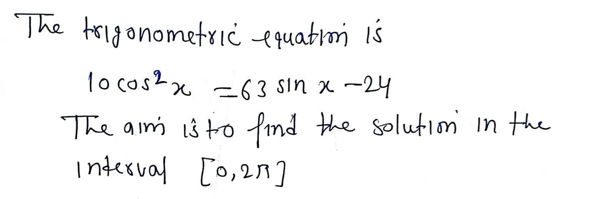 Trigonometry homework question answer, step 1, image 1