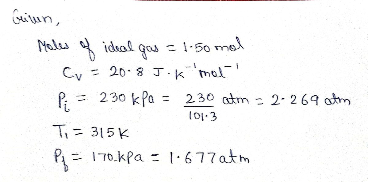 Chemistry homework question answer, step 1, image 1