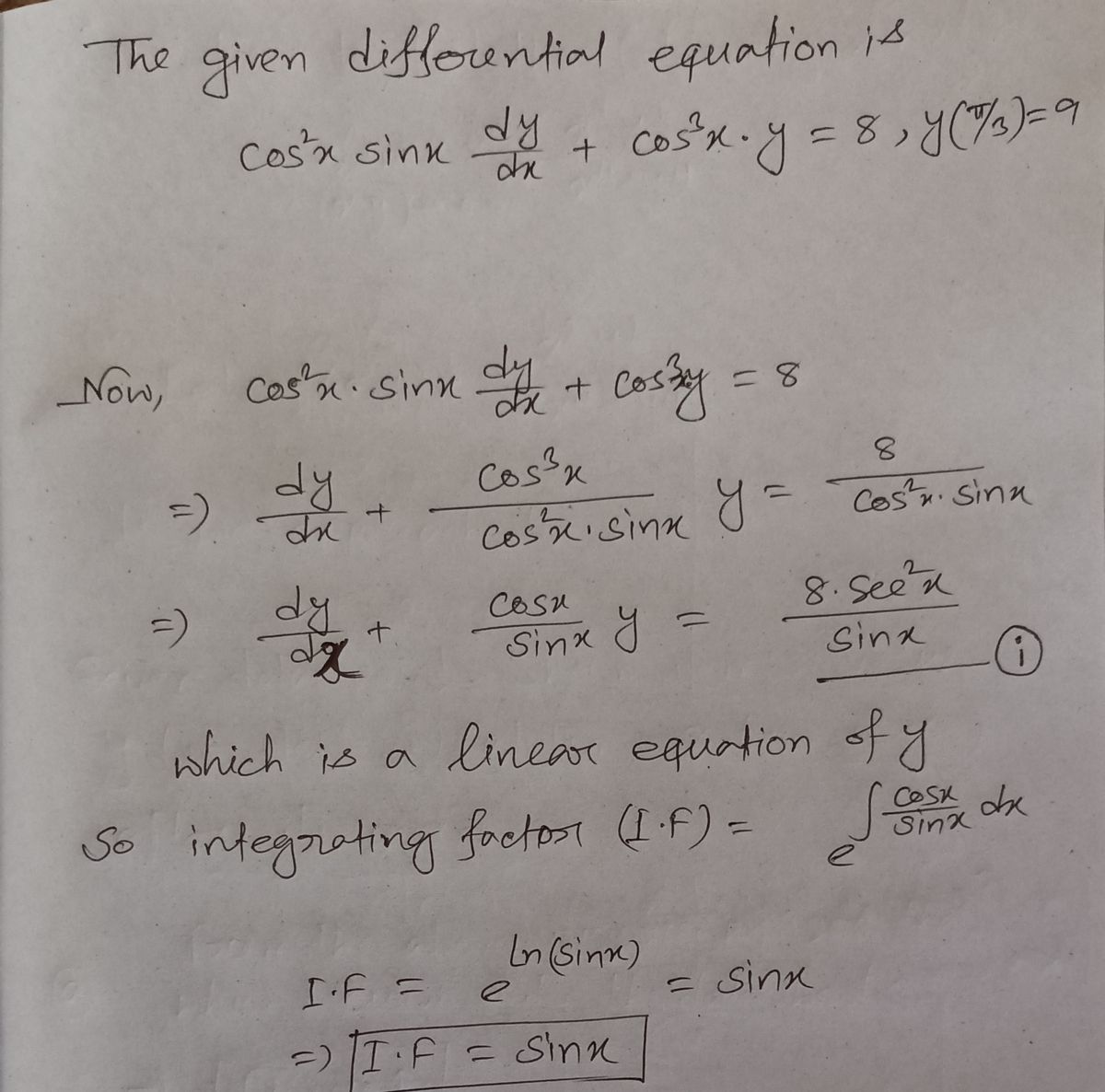 Calculus homework question answer, step 1, image 1