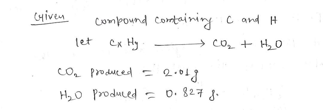 Chemistry homework question answer, step 1, image 1