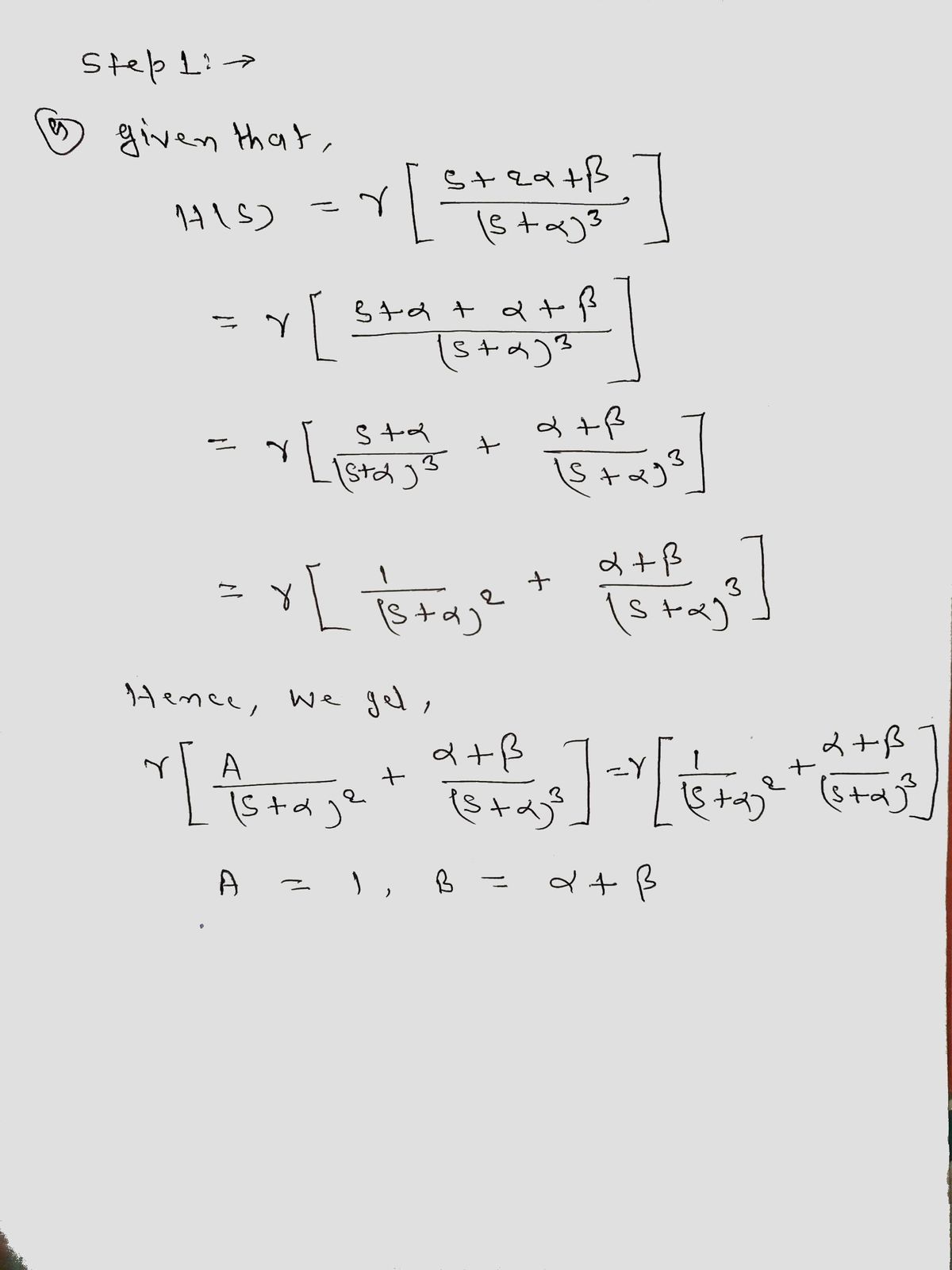 Advanced Math homework question answer, step 1, image 1