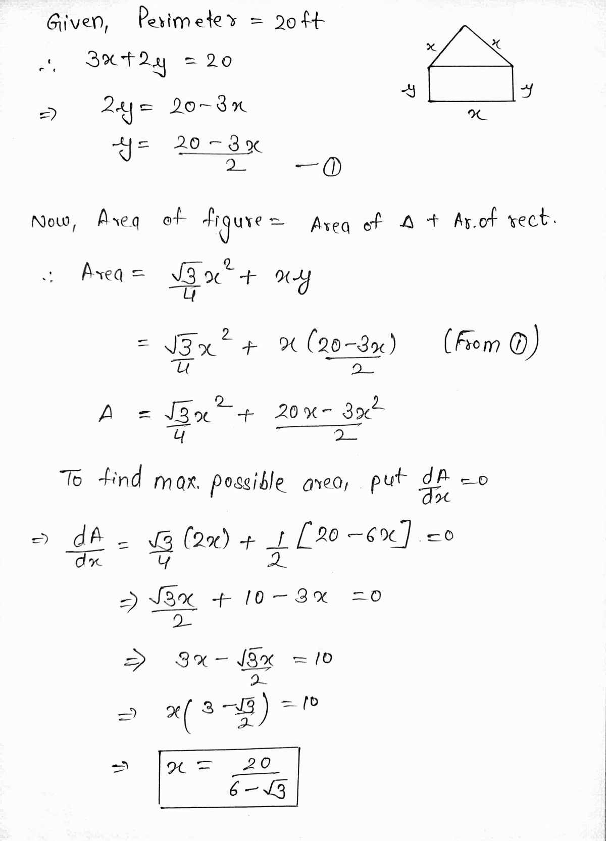 Algebra homework question answer, step 1, image 1