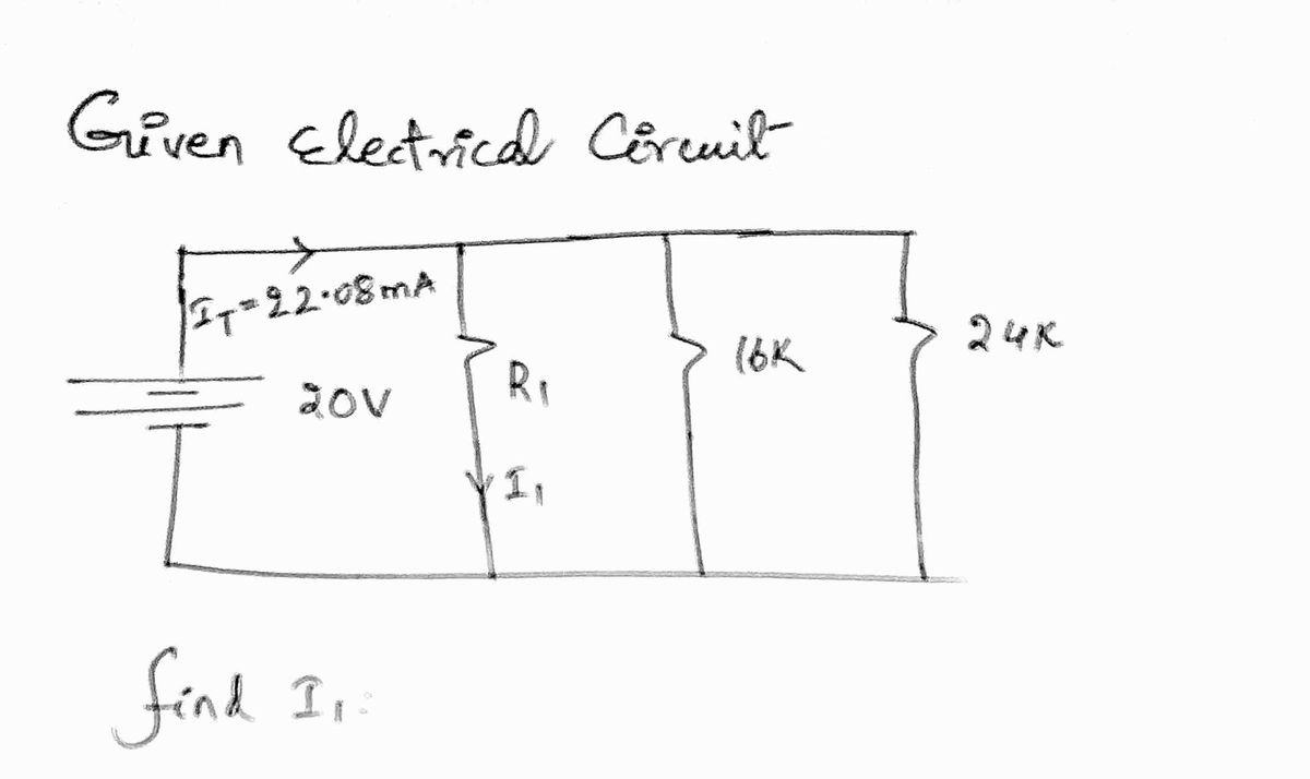 Electrical Engineering homework question answer, step 1, image 1