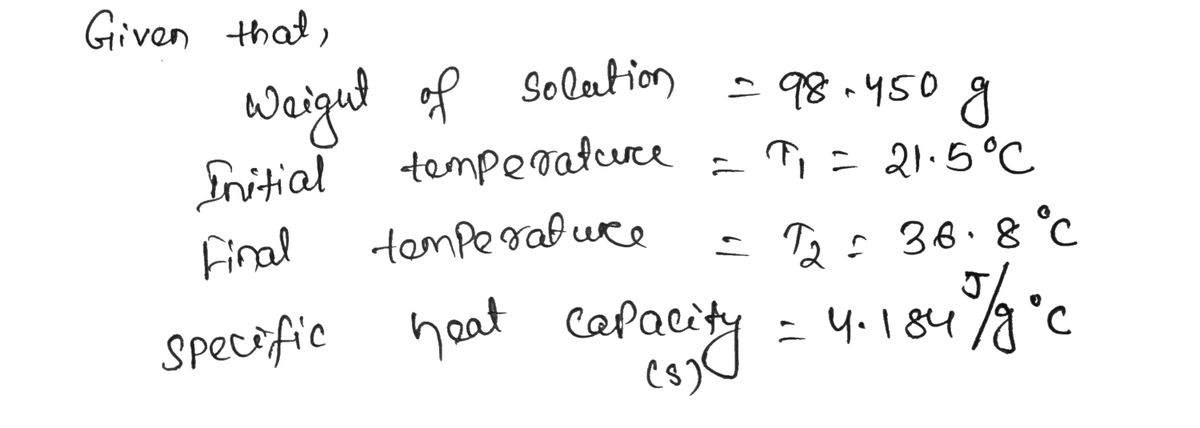 Chemistry homework question answer, step 1, image 1