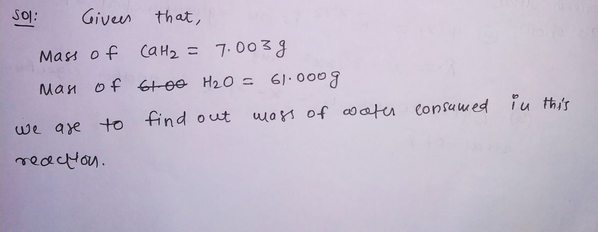 Chemistry homework question answer, step 1, image 1