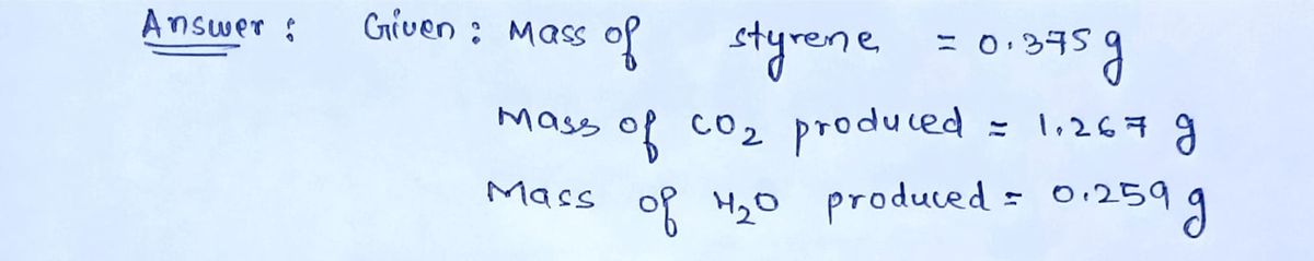 Chemistry homework question answer, step 1, image 1