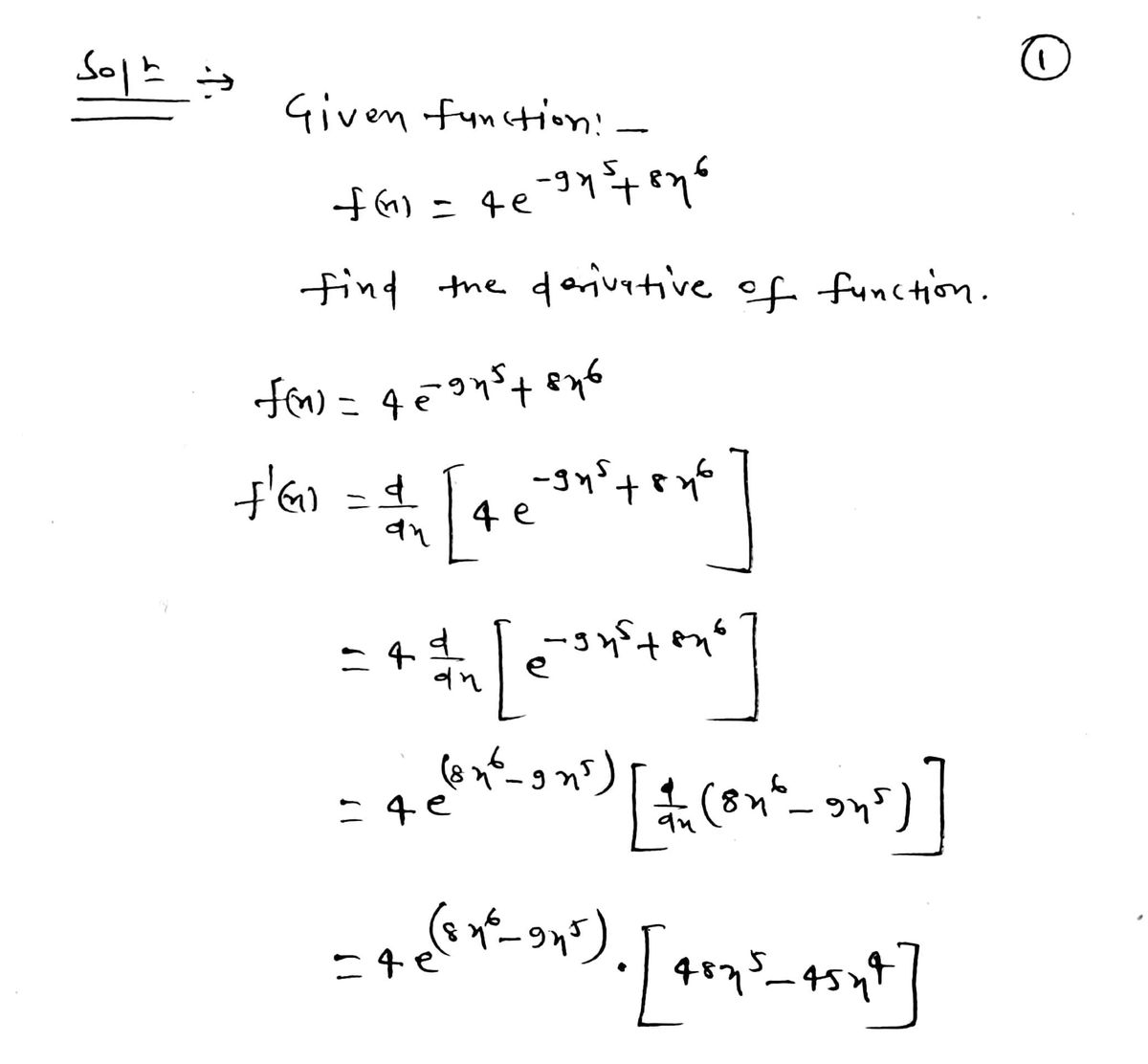 Calculus homework question answer, step 1, image 1