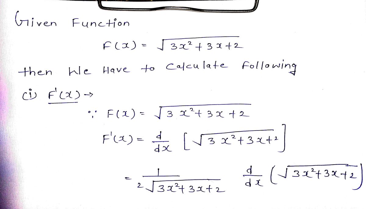 Calculus homework question answer, step 1, image 1