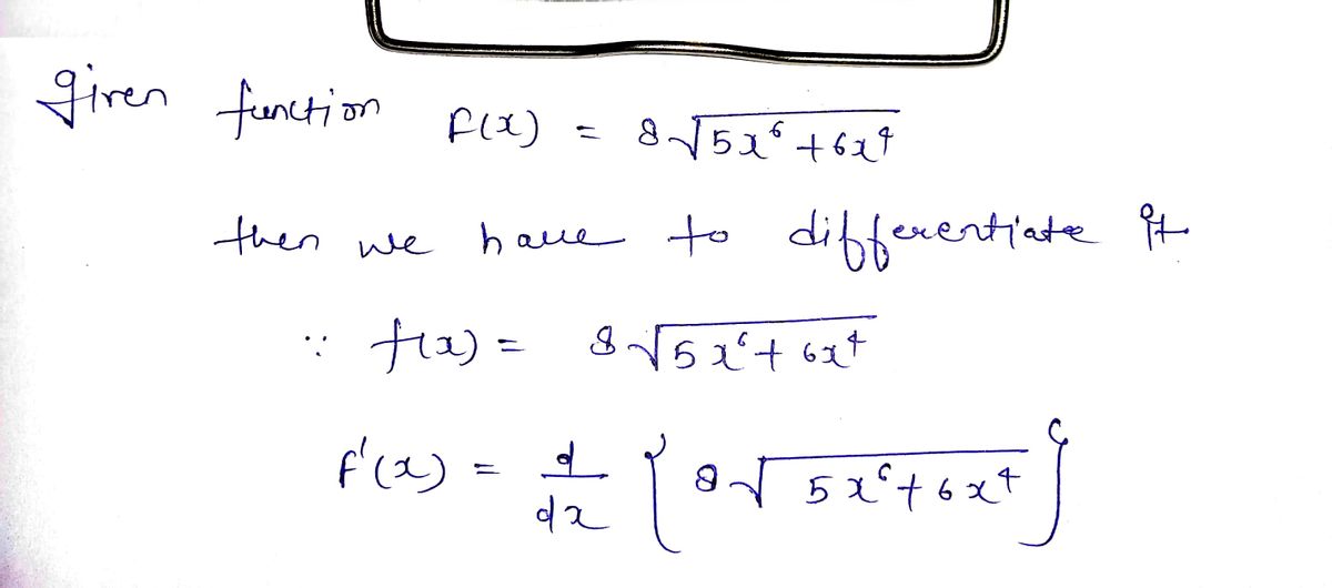 Calculus homework question answer, step 1, image 1