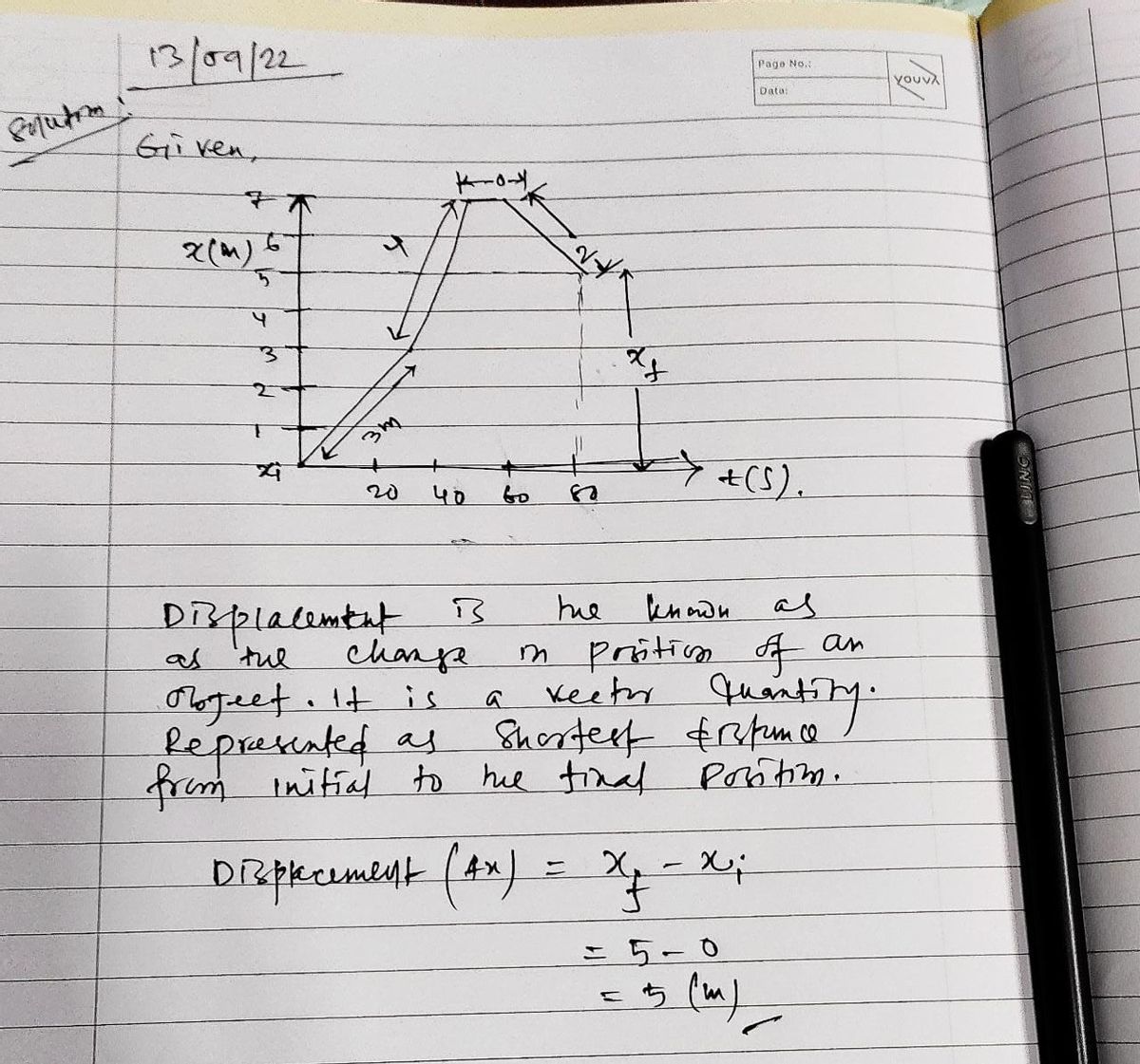 Physics homework question answer, step 1, image 1