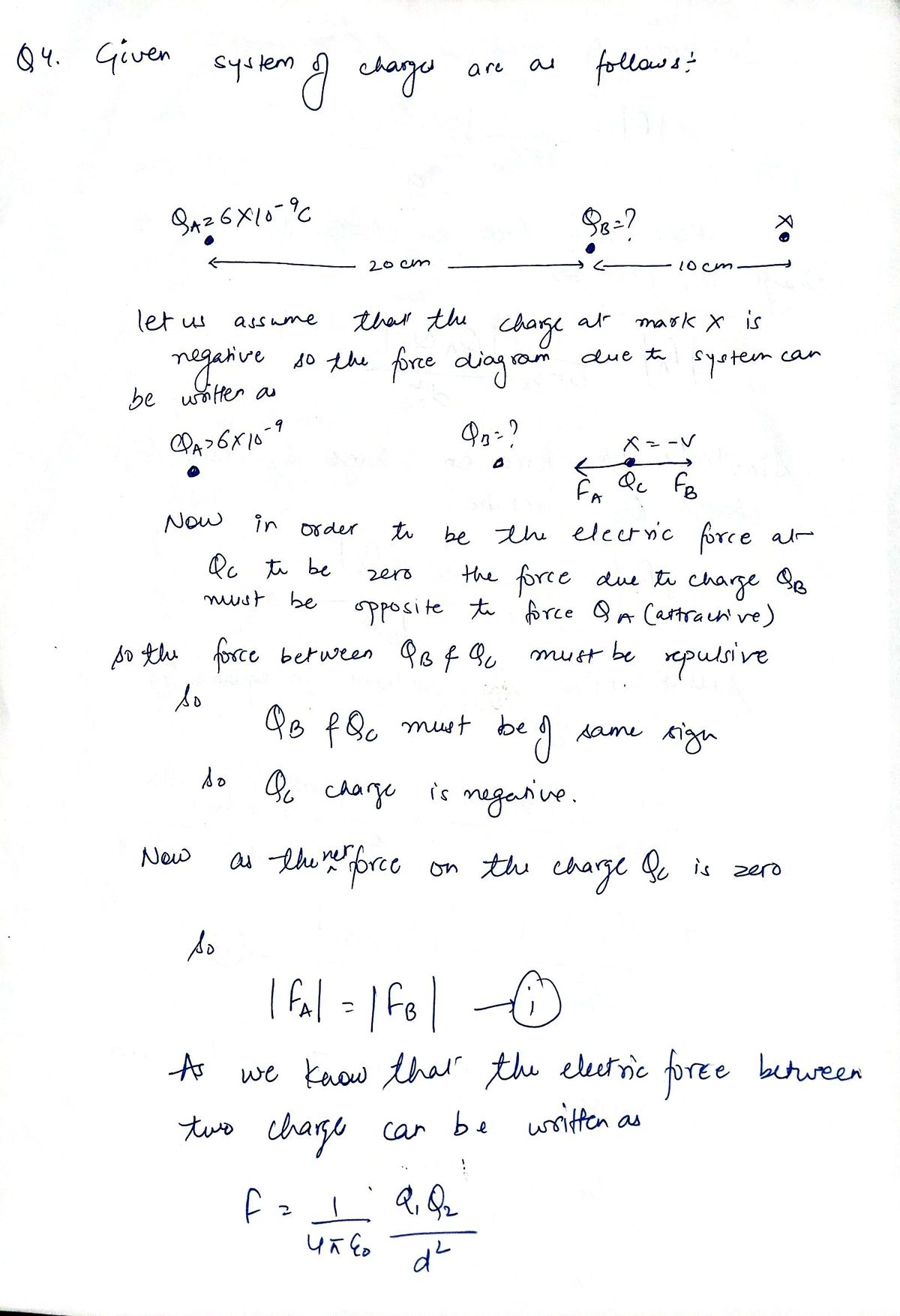 Physics homework question answer, step 1, image 1