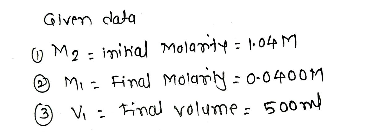 Chemistry homework question answer, step 1, image 1