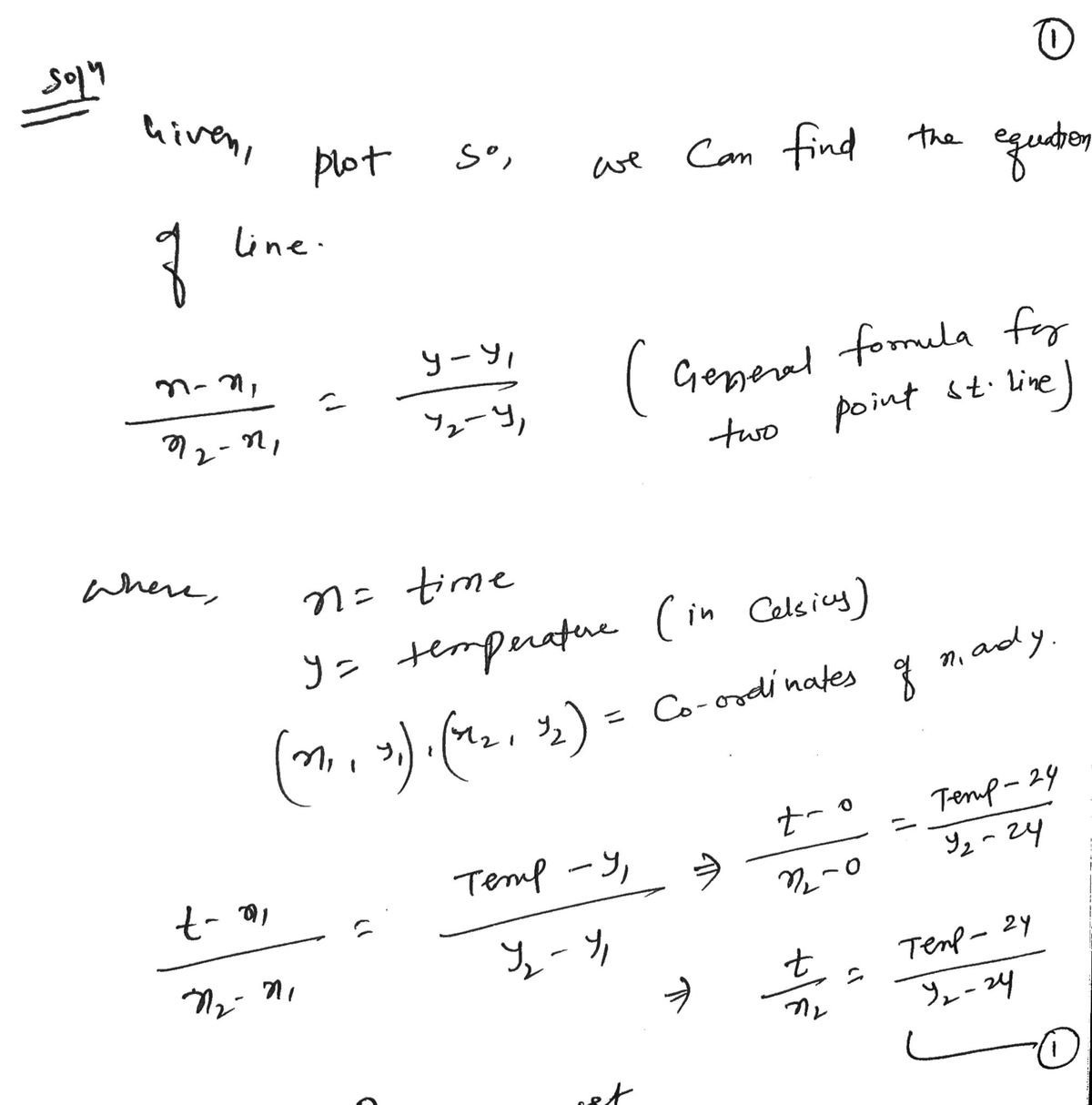 Algebra homework question answer, step 1, image 1