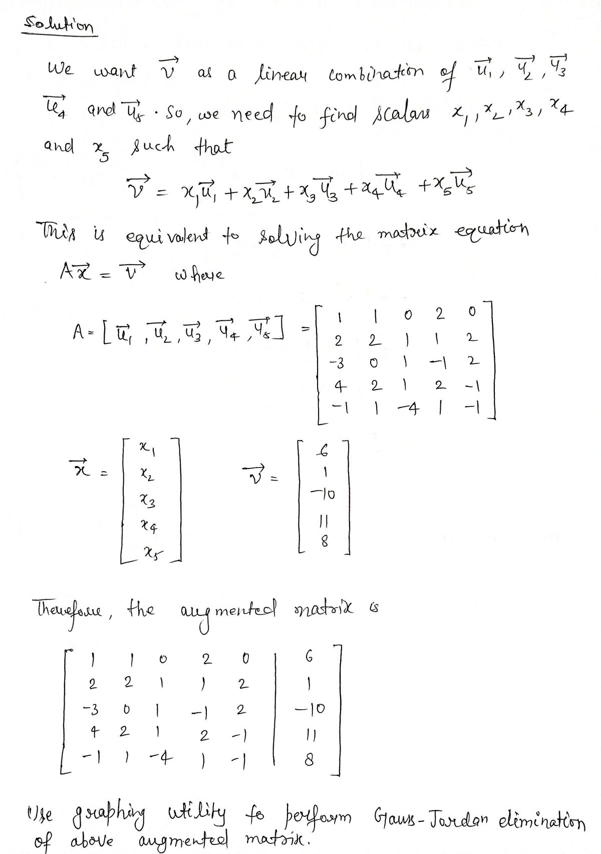 Algebra homework question answer, step 1, image 1