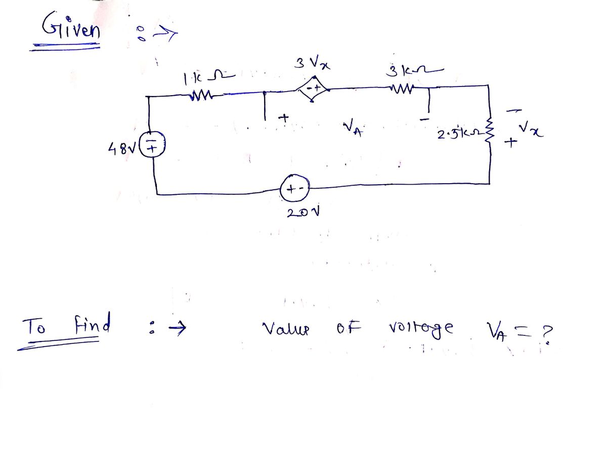 Electrical Engineering homework question answer, step 1, image 1