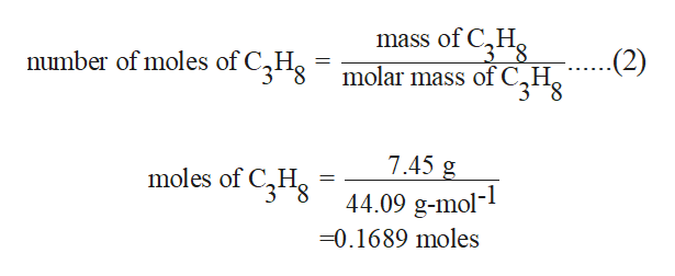 Answered: 11. Propane (C3H8) burns in oxygen to… | bartleby