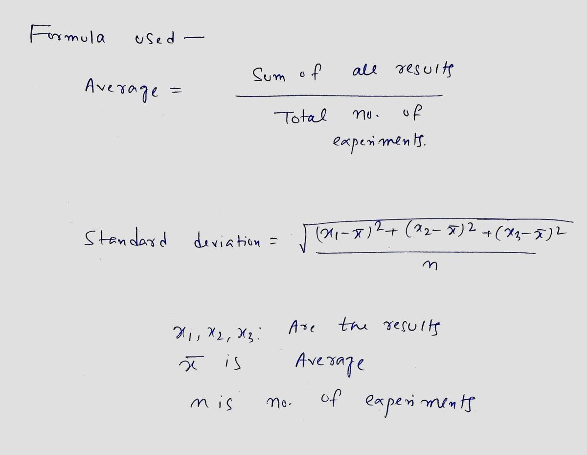 Chemistry homework question answer, step 1, image 1