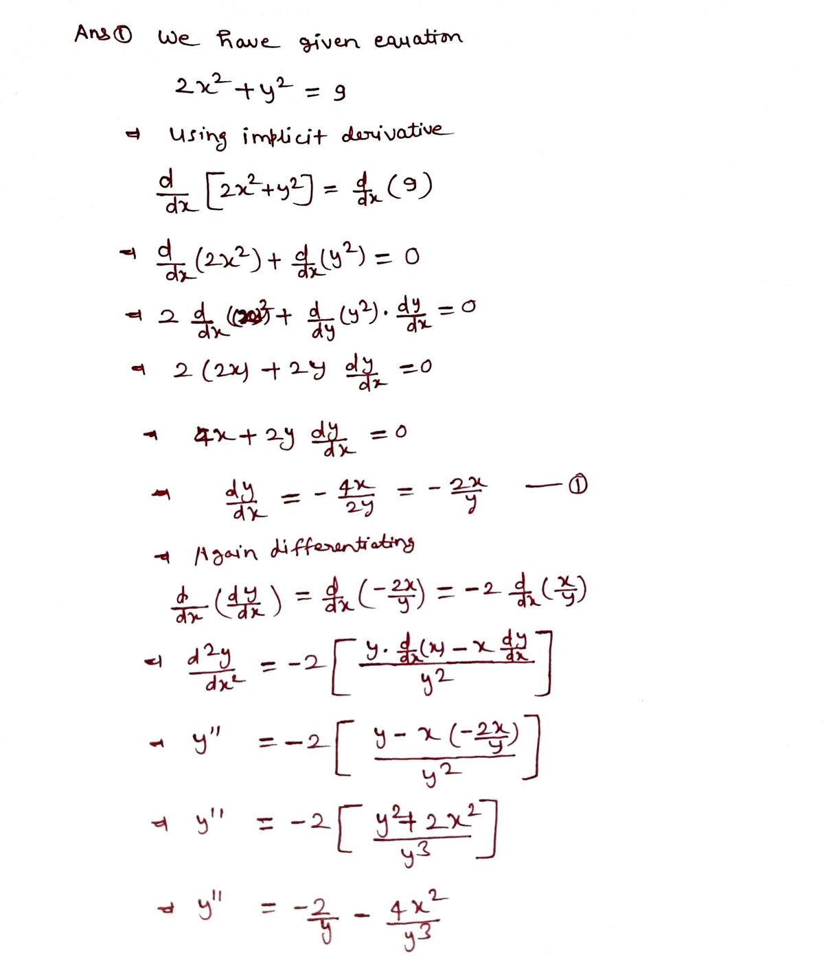 Calculus homework question answer, step 1, image 1