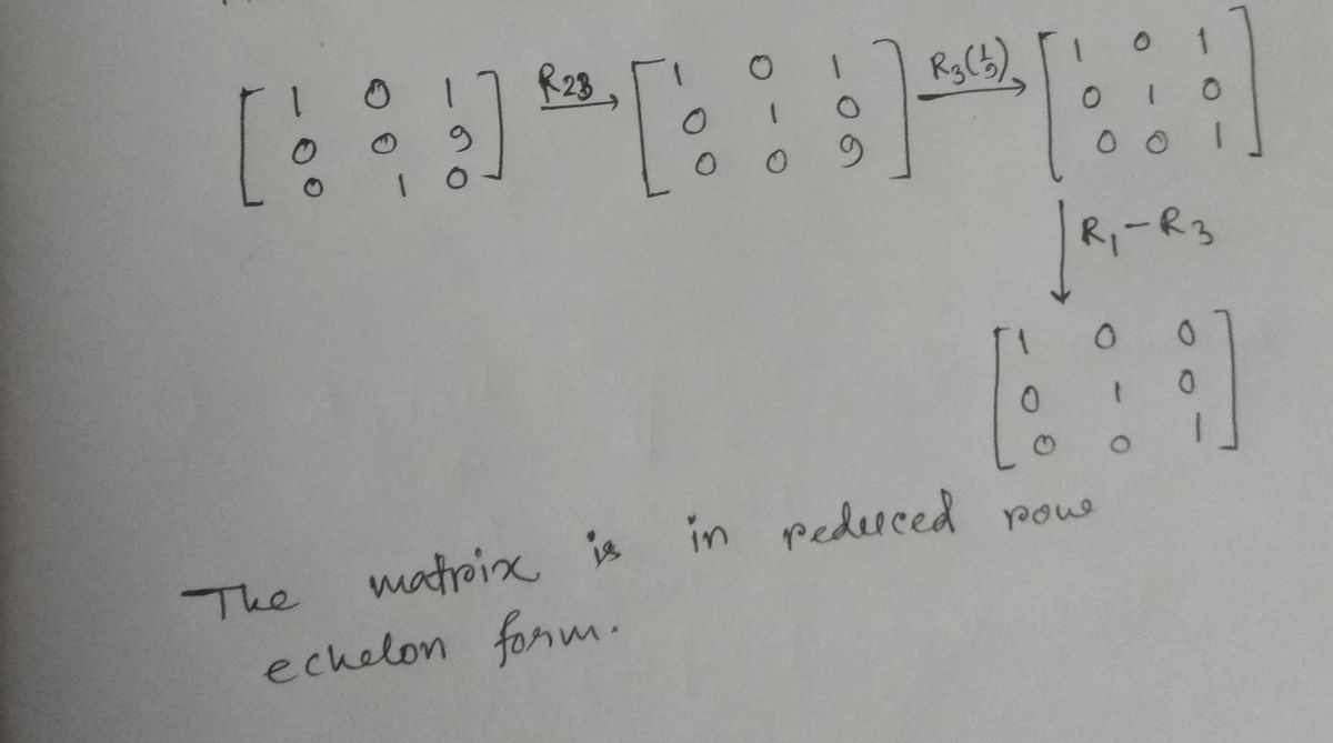 Answered Determine whether the given matrix is bartleby