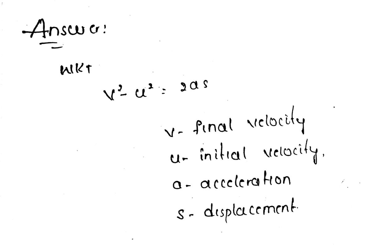 Physics homework question answer, step 1, image 1