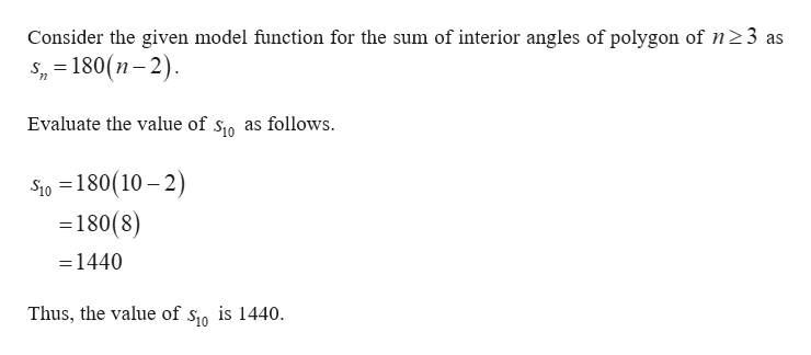 Answered Given A Polygon Of N 3 Sides The Sum Bartleby