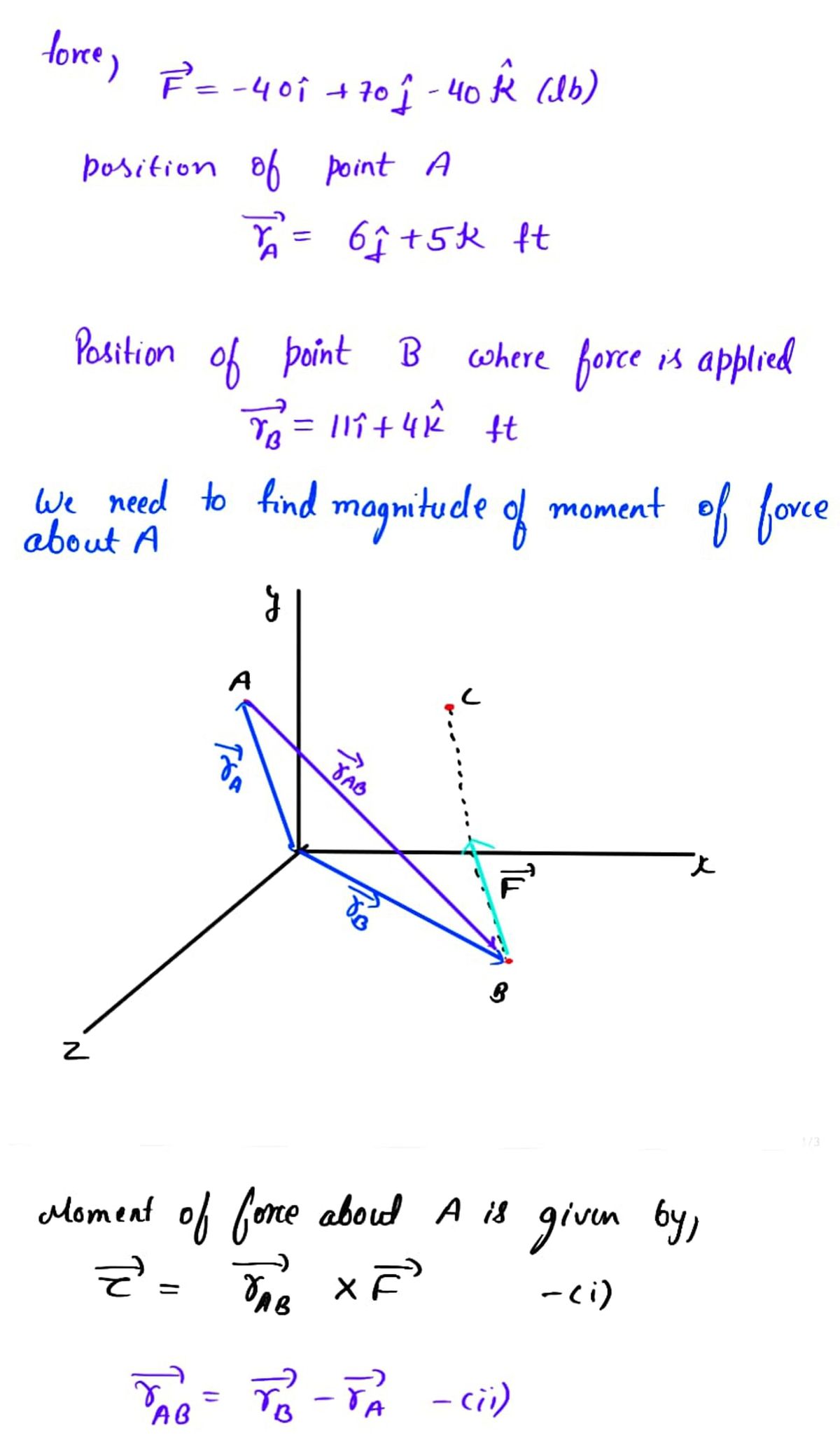 Physics homework question answer, step 1, image 1