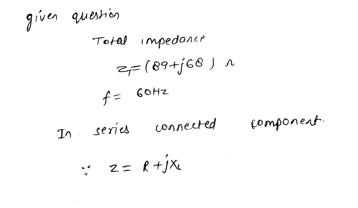 Electrical Engineering homework question answer, step 1, image 1