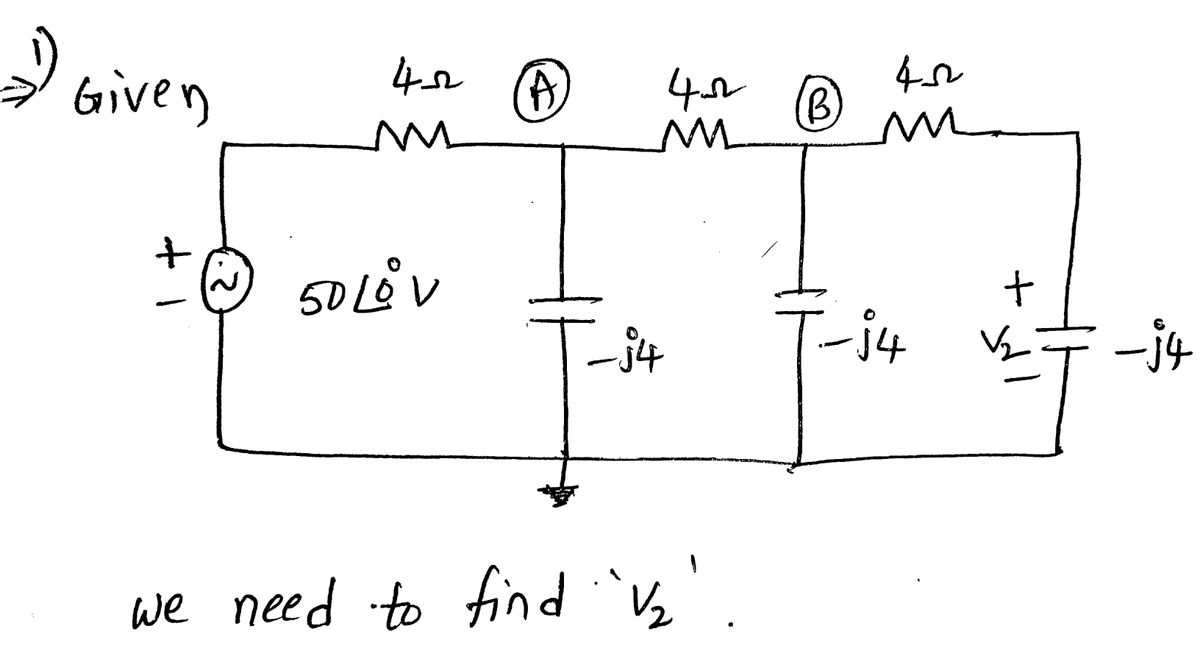 Electrical Engineering homework question answer, step 1, image 1