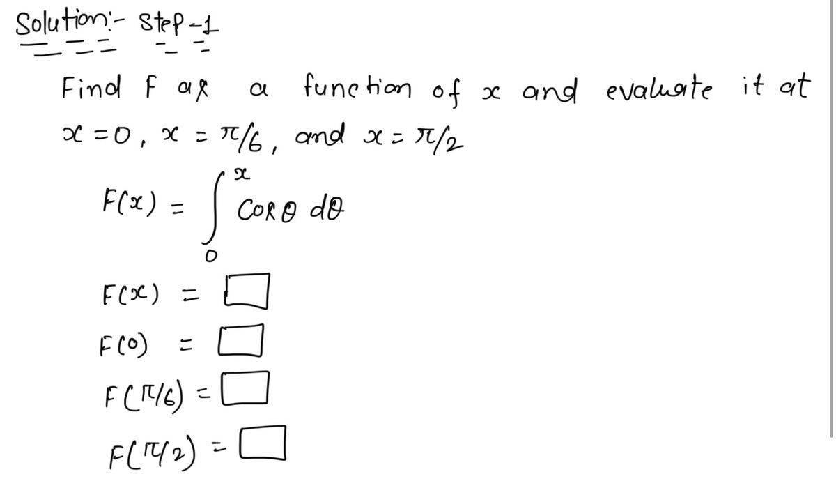 Calculus homework question answer, step 1, image 1