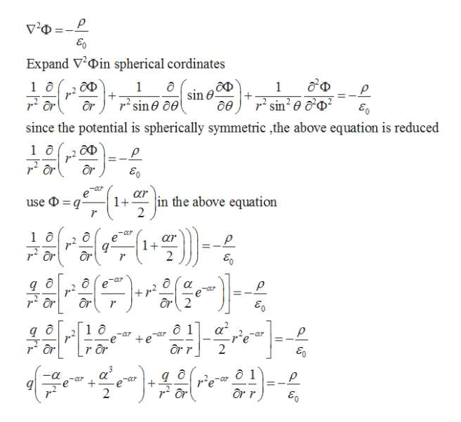 Answered: The time averaged electrostatic… | bartleby