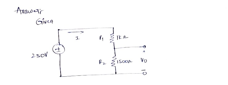 Electrical Engineering homework question answer, step 1, image 1