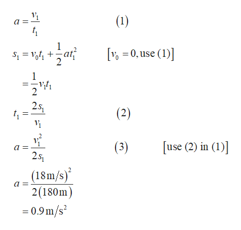 Answered: a 75-m-long train begins uniform… | bartleby