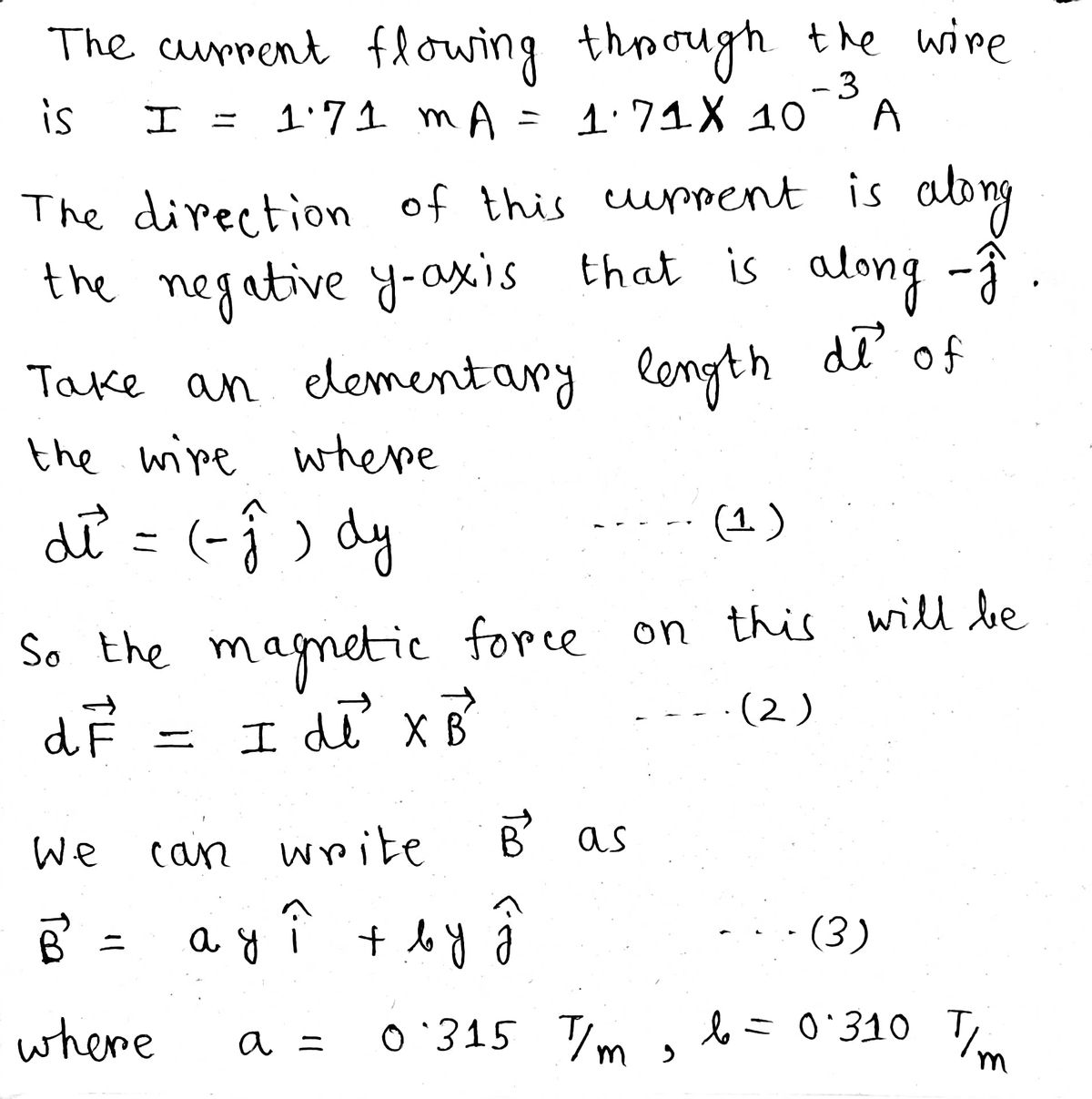 Physics homework question answer, step 1, image 1