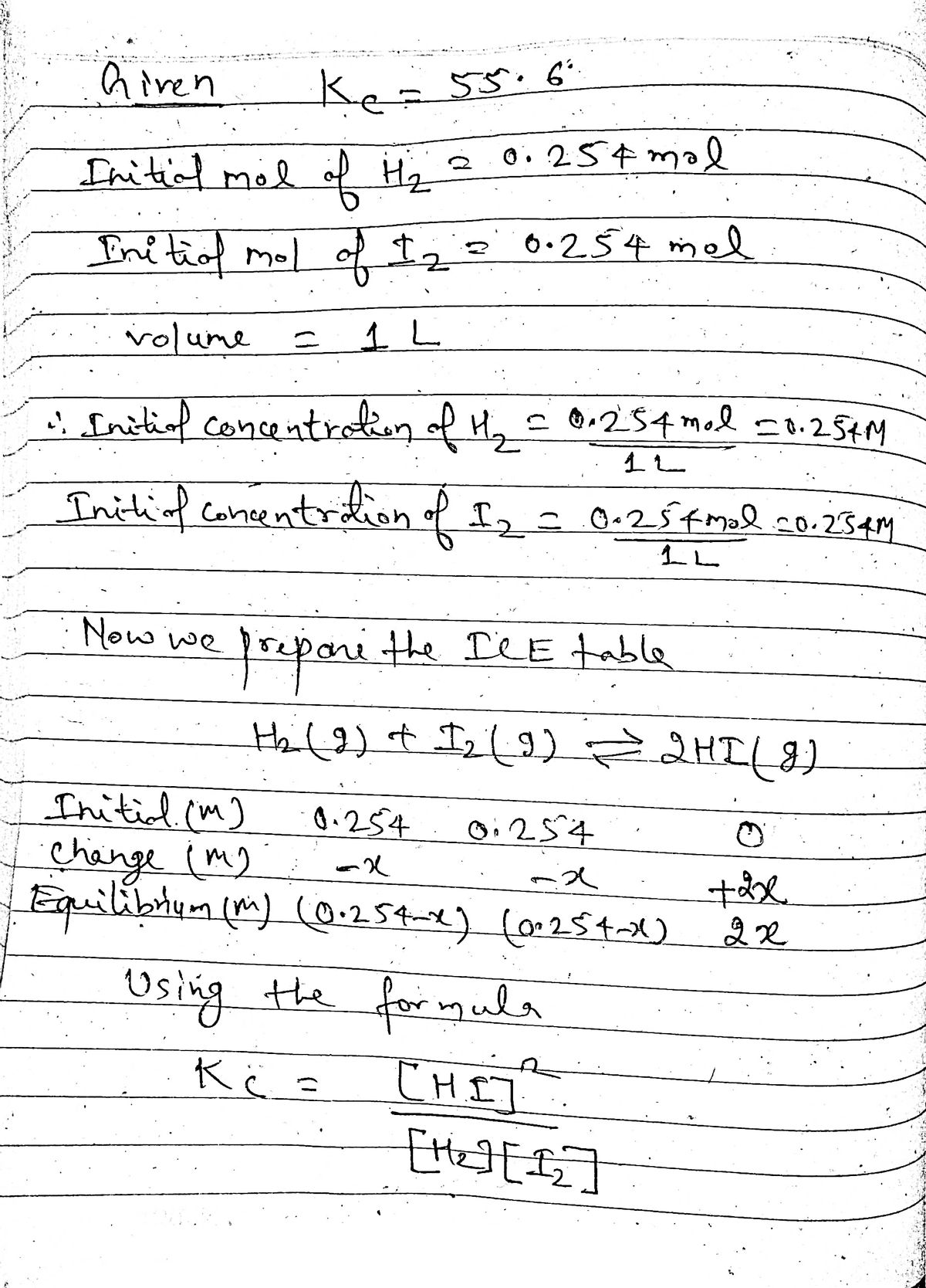 Chemistry homework question answer, step 1, image 1