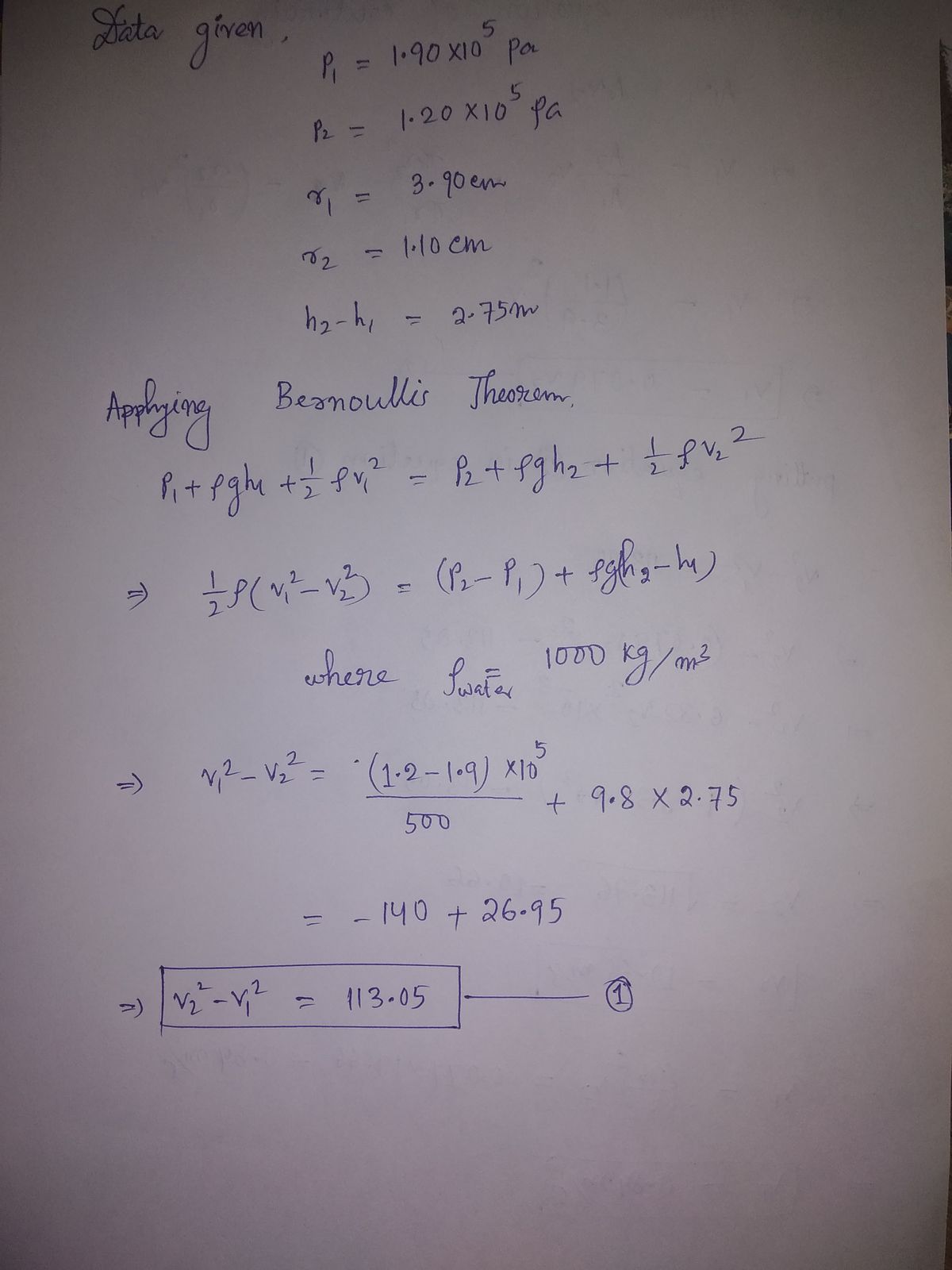 Physics homework question answer, step 1, image 1