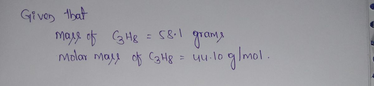 Chemistry homework question answer, step 1, image 1