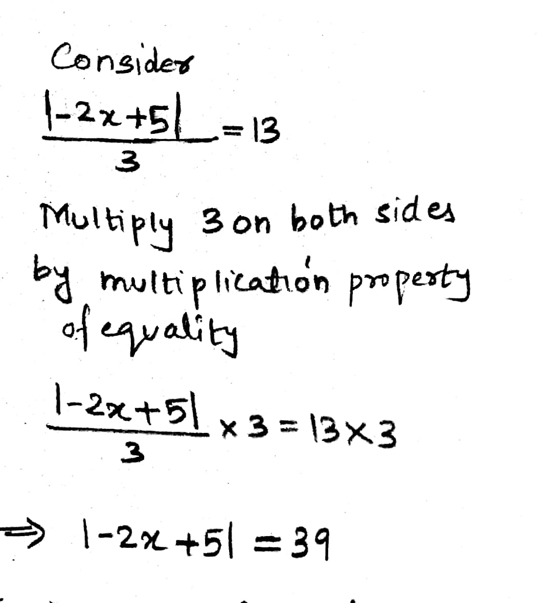 Algebra homework question answer, step 1, image 1