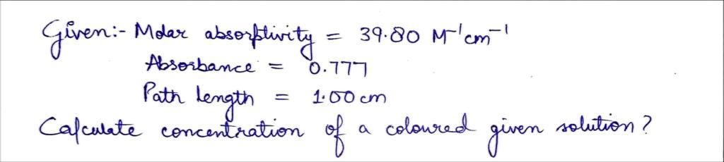 Chemistry homework question answer, step 1, image 1