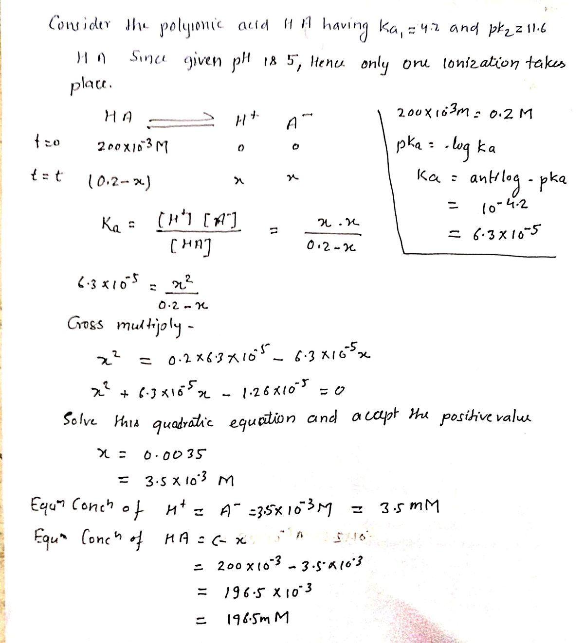 Chemistry homework question answer, step 1, image 1