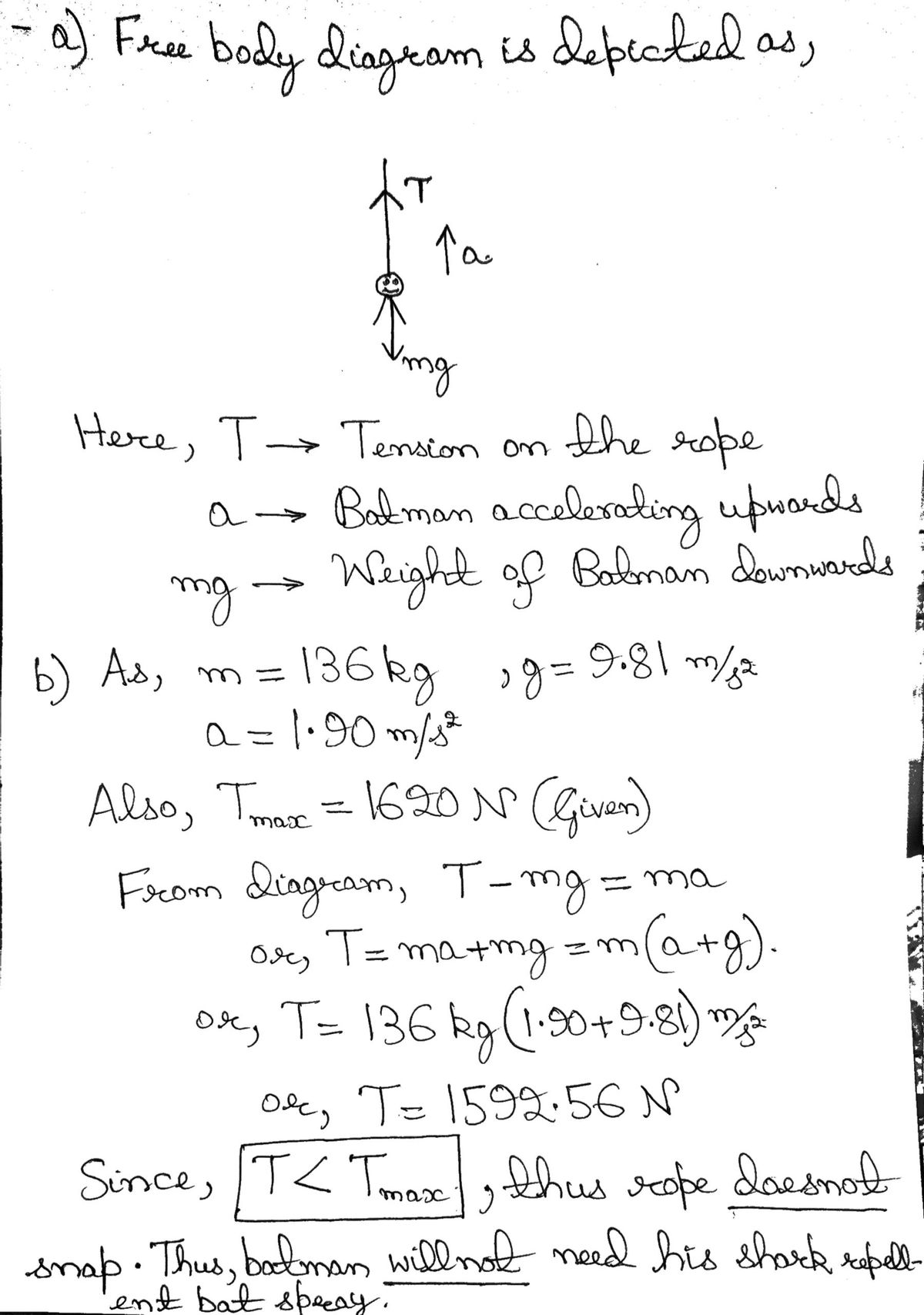 Physics homework question answer, step 1, image 1