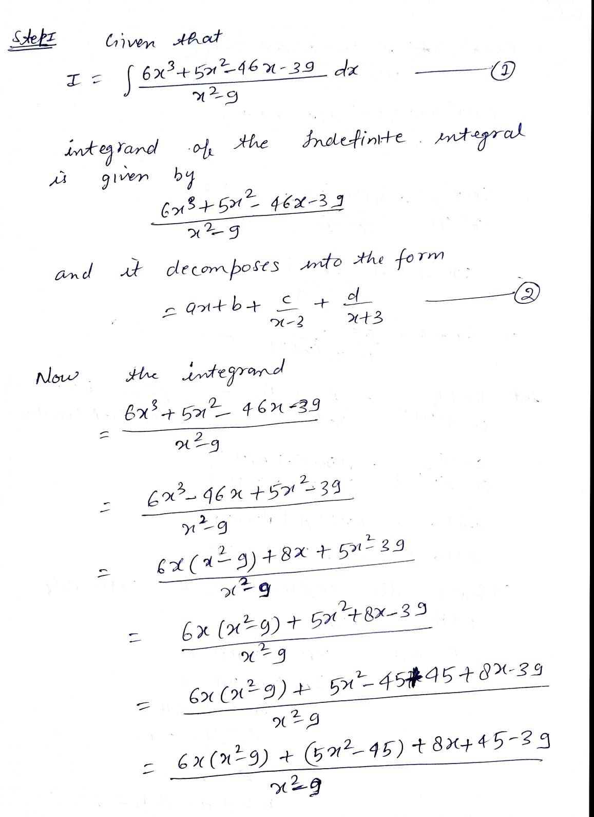 Advanced Math homework question answer, step 1, image 1