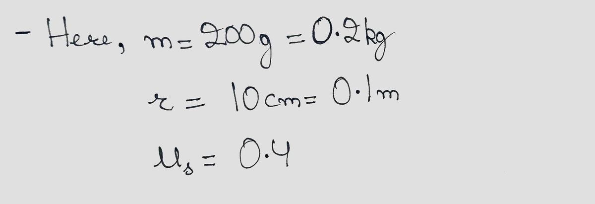 Physics homework question answer, step 1, image 1