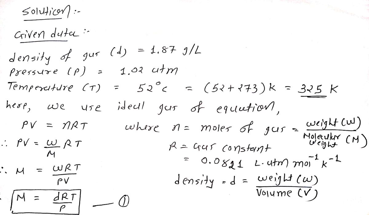 Chemistry homework question answer, step 1, image 1