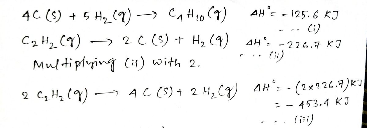 Chemistry homework question answer, step 1, image 1