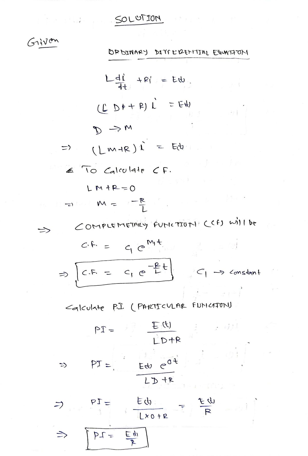 Electrical Engineering homework question answer, step 1, image 1