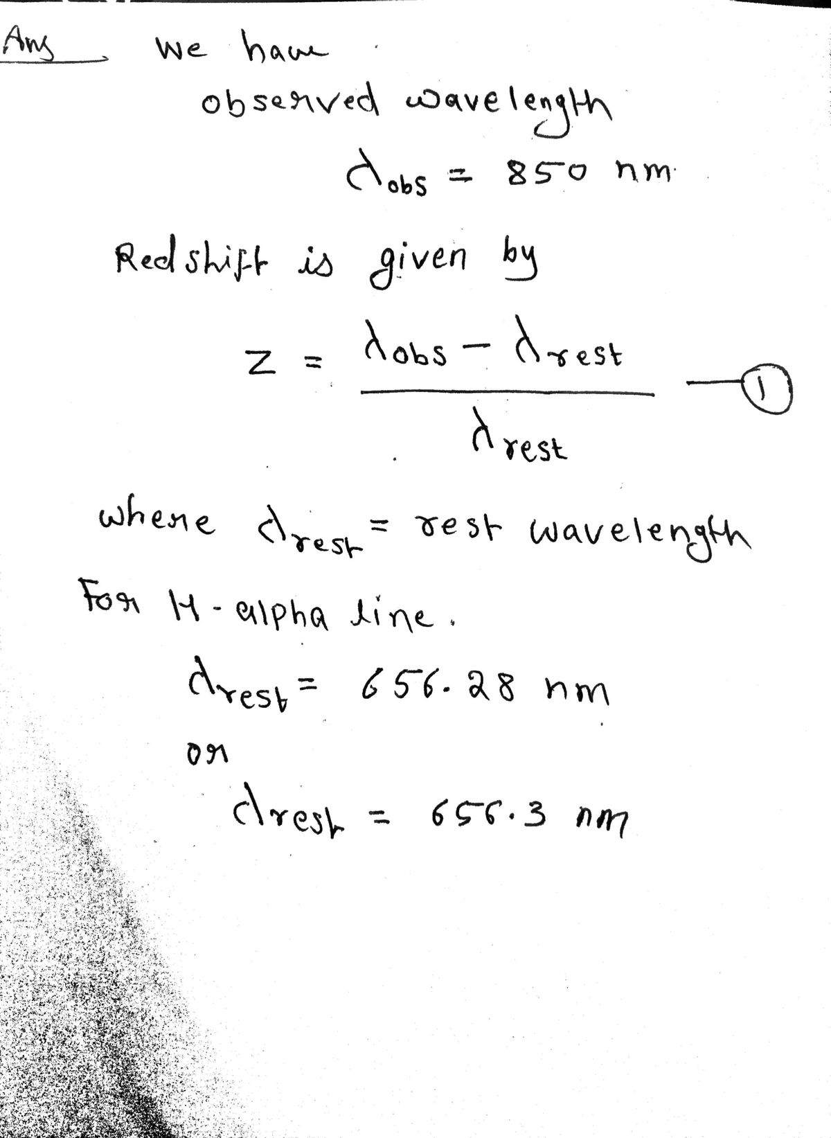 Advanced Physics homework question answer, step 1, image 1