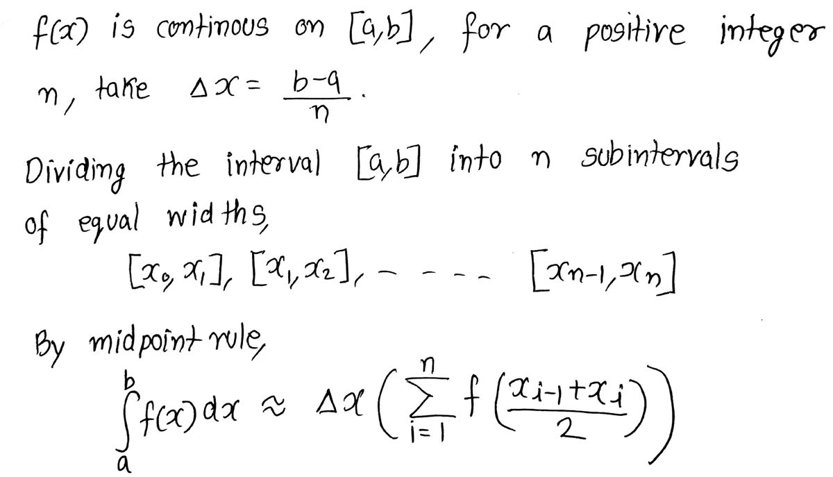 Answered: -51 2. Use The Midpoint Rule To… | Bartleby