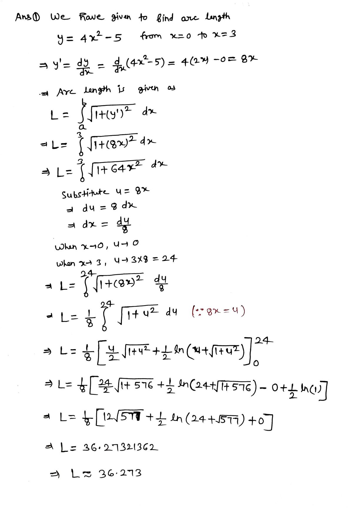 Calculus homework question answer, step 1, image 1